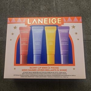 LANEIGE Glowy Lip Balm Minis - Berry, Blueberry, Mango, Gummy Bear